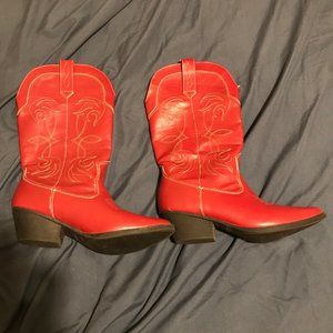 Red Cowboy Boots